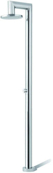 JEE-O fatline 04 Aussendusche Edelstahl mit Kalt- / Warmwasser- Armatur